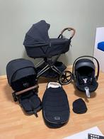 Cybex Trio Priam 4 Black Luxe reiswieg + Cloud T i-Size, Kinderen en Baby's, Kinderwagens en Combinaties, Ophalen, Zo goed als nieuw