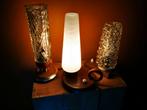 Teak 70's sfeer disign lampjes zeer mooi, Minder dan 50 cm, Ophalen of Verzenden, Zo goed als nieuw, Hout