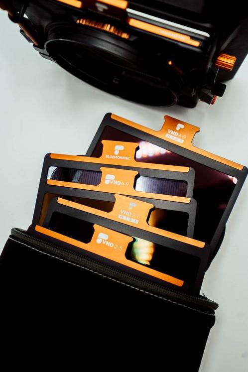 PolarPro Mattebox VND + filters, Audio, Tv en Foto, Foto | Filters, Zo goed als nieuw, Polarisatiefilter, 80 mm of meer, Overige merken