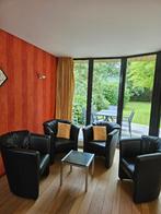 Kwalitatief leren salonsuite (4 x 1-zit) Echt leder., Ophalen of Verzenden, Zo goed als nieuw, Leer, Tijdloos en comfortabel