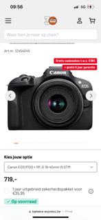 Canon EOS R100, Audio, Tv en Foto, Fotocamera's Digitaal, Ophalen, Zo goed als nieuw, 24 Megapixel, Canon