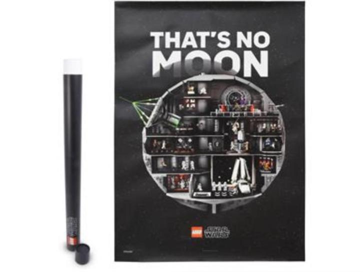 LEGO UCS Death Star Poster 5010030, Verzamelen, Star Wars, Nieuw, Boek of Poster, Ophalen