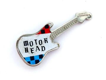 vintage Motor Head speldje button beschikbaar voor biedingen