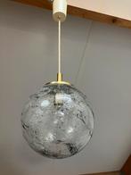 Vintage bubbel glazen hanglamp, designer hanglamp, Ophalen of Verzenden, Gebruikt, Glas