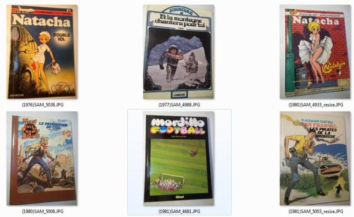 Bd's Lots de 1976 à nos jours, Boeken, Stripverhalen, Gelezen, Meerdere stripboeken, Ophalen of Verzenden