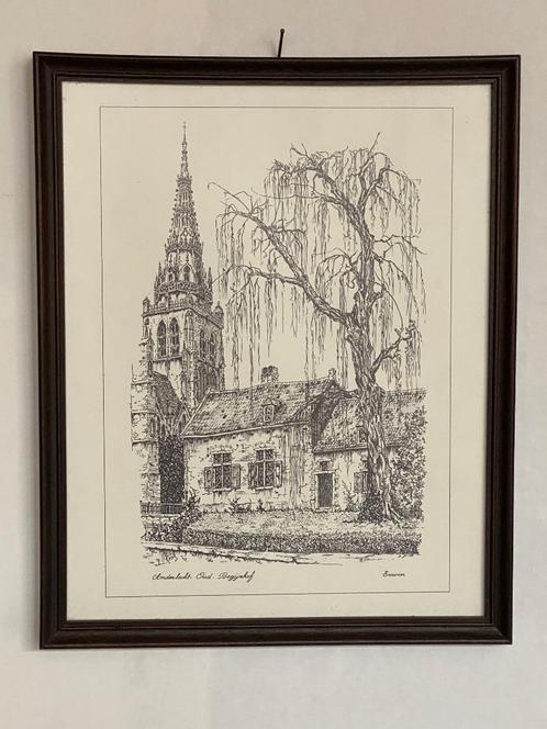 6 pentekeningen van de hand van Erwin, Antiek en Kunst, Kunst | Tekeningen en Fotografie, Ophalen of Verzenden