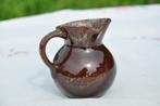 pot au lait terre cuite emaillé brun, Antiquités & Art, Enlèvement ou Envoi