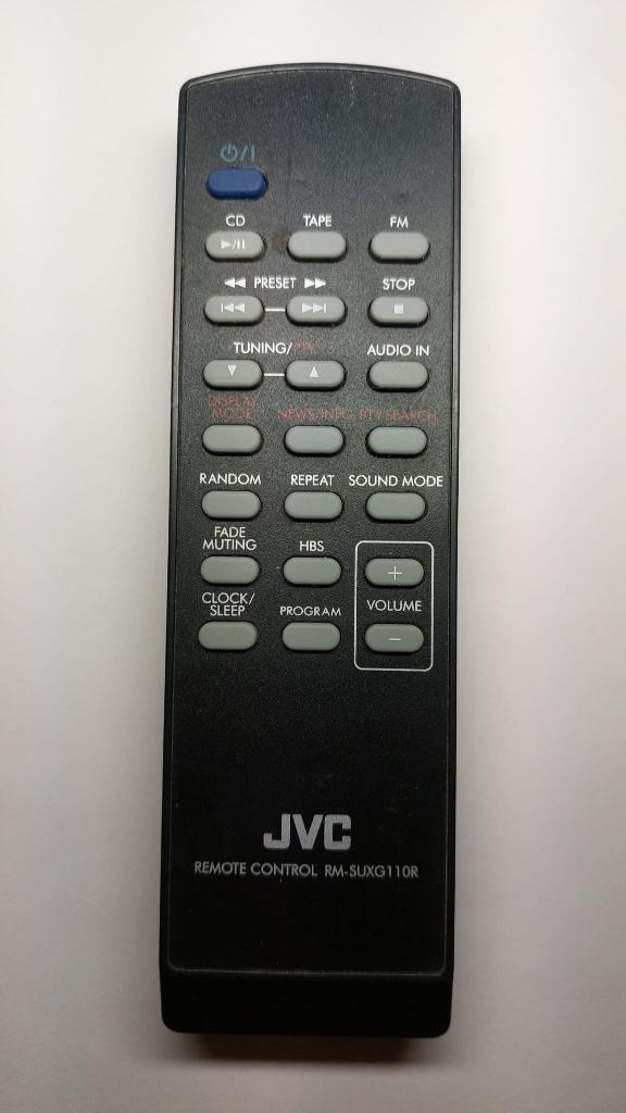 JVC RM-SUXG110R afstandsbediening, Audio, Tv en Foto, Afstandsbedieningen, Gebruikt, Origineel, Receiver of Versterker, Ophalen of Verzenden
