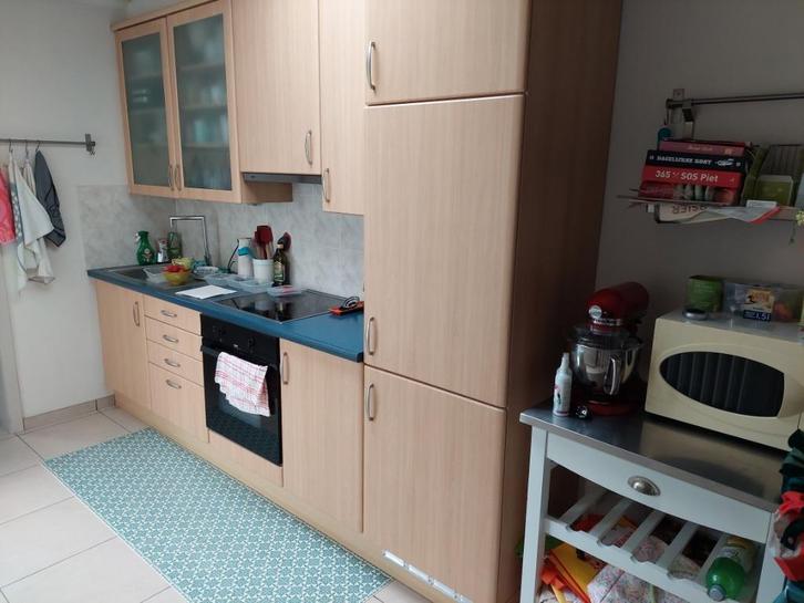 Keuken met sporen van gebruik, Huis en Inrichting, Keuken | Keukenelementen, Gebruikt, Bruin, Ophalen