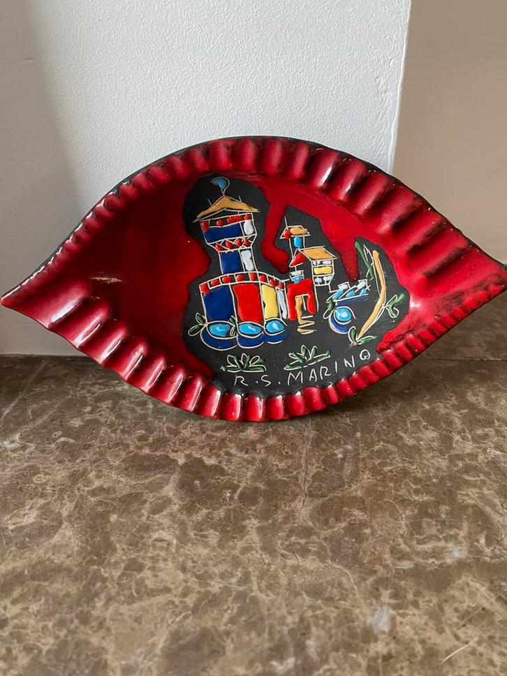 Vide-poche vintage San Marino, Antiquités & Art, Antiquités | Céramique & Poterie, Enlèvement ou Envoi