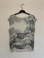 Grijze t-shirt met winterafbeelding van Marc Cain (M), Kleding | Dames, T-shirts, Maat 38/40 (M), Ophalen of Verzenden, Zo goed als nieuw