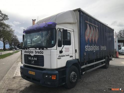 MAN  18 ML 18.224 Schuifzeil Huif Onderschuif Laadklep Lift, Auto's, Vrachtwagens, Bedrijf, ABS, MAN, Diesel, Handgeschakeld, Wit