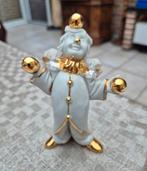 Italianse vintage Capodimonte Swarovski clown beeld- gemerkt, Ophalen of Verzenden, Zo goed als nieuw
