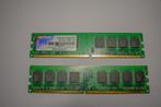 2x Patriot Signature Line 1GB DDR2 RAM, Informatique & Logiciels, Enlèvement ou Envoi, Utilisé, Desktop, DDR2