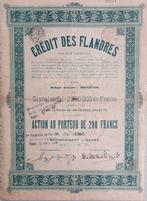 Credit des Flandres - 1913 - Bruges, Ophalen of Verzenden, Voor 1920, Aandeel