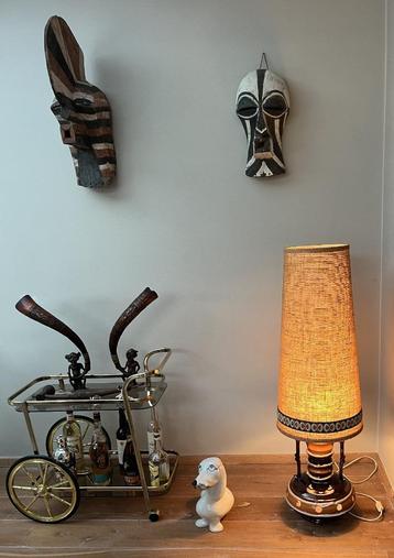 fatlava vloerlamp keramiek vintage jaren 70 beschikbaar voor biedingen