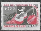 Chili 1971 - Yvert 392 - Jaar van het Toerisme (PF), Timbres & Monnaies, Timbres | Amérique, Envoi, Non oblitéré