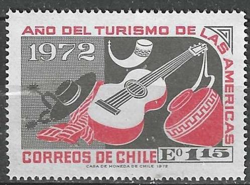 Chili 1971 - Yvert 392 - Jaar van het Toerisme (PF), Timbres & Monnaies, Timbres | Amérique, Non oblitéré, Envoi