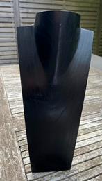 4 x Halsketting Display Buste hout zwart, Ophalen, Zwart