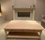 Massieve eiken salontafel, Huis en Inrichting, Tafels | Salontafels, Ophalen, Zo goed als nieuw