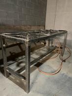 Mobiel gasfornuis inox, Ophalen, Gebruikt