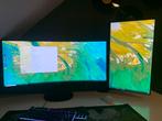 2 gaming monitoren, Computers en Software, Gaming, Verzenden, Hoofdtelefoonaansluiting, Nieuw