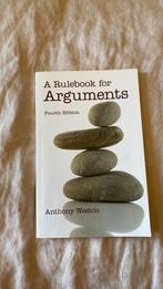 Un livre de règles pour les arguments par Anthony Weston, Enlèvement ou Envoi, Comme neuf