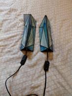 Wandlampjes. Glas in lood, Ophalen, Glas