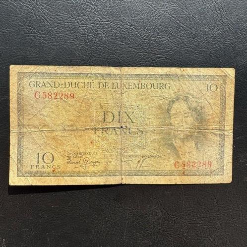 Luxemburg - 10 Francs 1954 - P 48 - F - 998, Postzegels en Munten, Bankbiljetten | Europa | Niet-Eurobiljetten, Los biljet, Overige landen