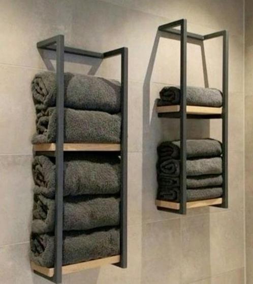 Badkamermeubel voor handdoeken eikenhout, Huis en Inrichting, Badkamer | Badkamermeubels, Nieuw, Overige typen, 100 tot 150 cm