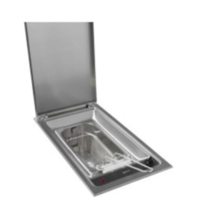 SMEG Inbouw friteuse Inox 3,6L - nieuw, Elektronische apparatuur, Frituurpannen, Nieuw, 3 tot 4 liter, Uitneembare binnenpan, Ophalen