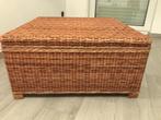 Rotan opbergmand/salontafel 80x80, Huis en Inrichting, Ophalen