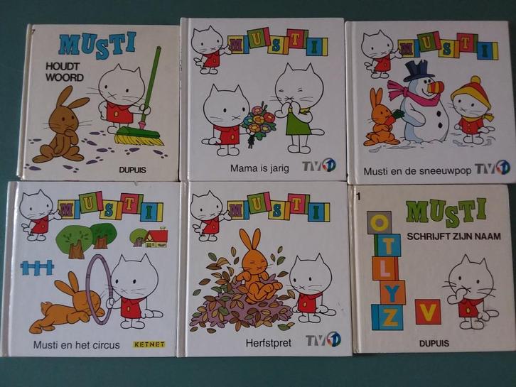 Musti boekjes, Boeken, Kinderboeken | Kleuters, Zo goed als nieuw, 4 jaar, Jongen of Meisje, Voorleesboek, Ophalen