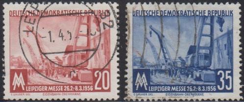 RDA - Foire de Printemps de Leipzig [Michel 518/519] + LEIPZ, Timbres & Monnaies, Timbres | Europe | Allemagne, Affranchi, RDA