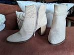 Manfield enkellaarsjes mt 36, leder, Kleding | Dames, Beige, Lage of Enkellaarzen, Ophalen of Verzenden, Zo goed als nieuw