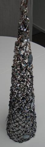 PIRAMIDE, GLITTER BOOM ZILVER SPIEGEL 42 CM NIEUW, Ophalen of Verzenden, Nieuw