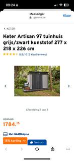 Tuinhuis kunststof, Tuin en Terras, Tuinhuizen, Ophalen, Kunststof, 200 tot 400 cm, Tuinhuis