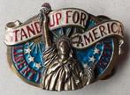 Riemgesp "Stand up for America" vintage (Origineel item), Kleding | Heren, Riemen en Ceintuurs, Minder dan 95 cm, Gedragen, Ophalen of Verzenden