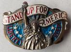 Riemgesp "Stand up for America" vintage (Origineel item), Kleding | Heren, Riemen en Ceintuurs, Losse buckle of gesp, Overige kleuren