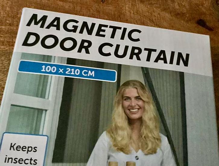 Insecten gordijn  🦟🕷️🪰🪳, Doe-het-zelf en Bouw, Deuren en Vliegenramen, Nieuw, Hordeur, 200 tot 215 cm, 80 tot 100 cm, Kunststof