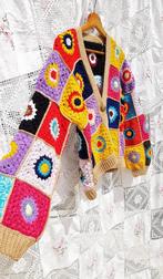Cardigan 70's 🌻 multicolore patchwork à fleurs ( fait main), Vêtements | Femmes, Taille 36 (S), Fait main, Autres couleurs, Enlèvement ou Envoi