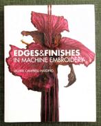 BOEKEN : EDGES & FINISHES in machine embroidery, Ophalen, Gebruikt