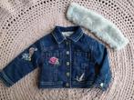 Monnalisa jeansvest, Kinderen en Baby's, Babykleding | Maat 86, Ophalen of Verzenden, Zo goed als nieuw, Monnalisa, Truitje of Vestje