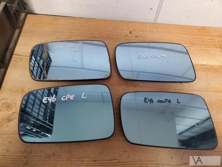 BMW 3 serie E46 coupe / cabrio 1999 - 2006 spiegelglas LINKS, Auto-onderdelen, Spiegels, BMW, Gebruikt, Ophalen of Verzenden