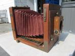 Antiek fotoapparaat met verstelbare accordeon, Enlèvement ou Envoi, Appareils photo