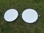 Spiegels rond kantelbaar retro vintage, Ophalen, Gebruikt, Rond, Minder dan 100 cm