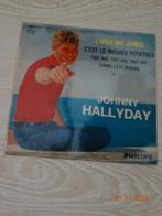VINYL -JOHNNY HALLYDAY - L'IDOLE des JEUNES -1962 - 4 titres, 7 pouces, Pop, Utilisé, Enlèvement ou Envoi