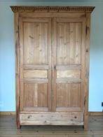 Garde-robe en pin, Maison & Meubles, Armoires | Penderies & Garde-robes, 150 à 200 cm, Enlèvement, Utilisé, 200 cm ou plus