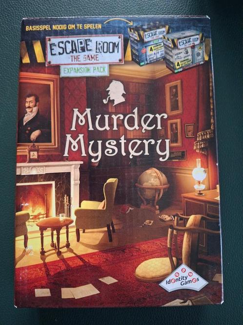 Escape Room: Expansion Pack Murder Mystery, Hobby en Vrije tijd, Gezelschapsspellen | Bordspellen, Zo goed als nieuw, Een of twee spelers