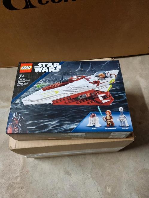 Lego star wars 75333 obi-wan kenobi jedi starfighter, Kinderen en Baby's, Speelgoed | Duplo en Lego, Nieuw, Lego, Ophalen of Verzenden